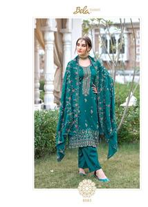 ชุดเดรสผ้าไหมสไตล์จีนดีไซน์เนอร์เอเวอร์กรีนแฟนซีสุดทันสมัยชุดซาลวาร์จากผู้ผลิตงานปัก - Product Image 3