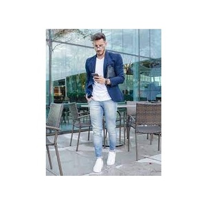 Camiseta holgada 100% de algodón para hombre, ropa de talla grande, cuello suelto, alta calidad, de verano, 100% algodón, venta al por mayor, alta calidad - Product Image 3