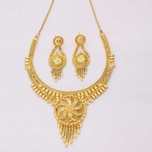 Micro Collares Chapados en Oro, Ocasión Especial, Joyas Tradicionales de Oro, Ropa de Fiesta Collares de Cobre y Latón Micro Chapados En Oro - Product Image 2