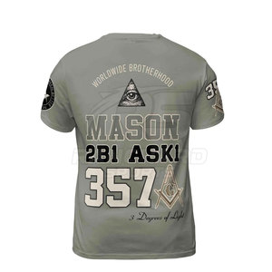 T-shirt Maçonnique Force et Résistance – Design Intemporel Maçonnique, Tradition Maçonnique, Graphisme Audacieux, 100% Coton Tricoté, Écologique, Pour Homme - Product Image 3