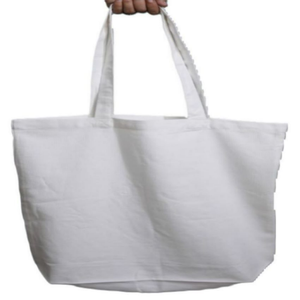 Sac fourre-tout en toile 100% coton, logo personnalisé imprimé, écologique, grand sac de voyage design, réutilisable, sac de courses avec fonction lavable - Product Image 6