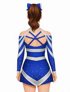 Uniformes de cheerleading colorés de haute qualité en gros, vêtements d'équipe pour filles et adultes pour les spectacles scolaires - Product Image 2