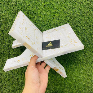 Soporte de libro sagrado islámico Soporte de Libro de Oración de Madre de perla de la India - Product Image 4