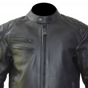 Veste de moto respirante sur mesure OEM/Meilleure fabrique des vestes de moto en cuir confortables pour hommes - Product Image 5
