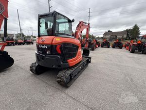 Mini-excavatrice sur chenilles Kubota KX057-5, chargeuse compacte sur chenilles, équipement de construction, KUBOTA KX057-4, mini-excavatrice hydraulique de 5,7 tonnes - Product Image 4