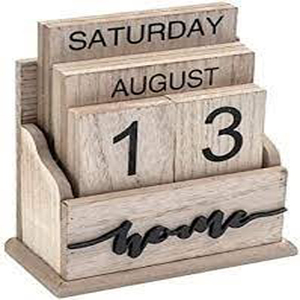 Chất lượng hàng đầu gỗ trang trí tùy chỉnh in ấn bằng gỗ giáng sinh thời trang xu hướng thiết kế mới tùy chỉnh Bảng lịch - Product Image 1