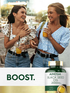 Aceite de Semilla Negra Directo de Fábrica, Promueve la Digestión, Cápsulas Blandas con 2% de Timoquinona, Aceite de Semilla Negra Prensado en Frío, Cápsulas Blandas para la Piel y el Cabello - Product Image 5