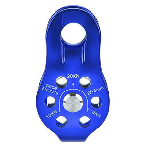 Outil de rappel Mobile poulie simple 20KN pour Zip Line Rock Tree Escalade Alpinisme Corde 13mm - Product Image 3