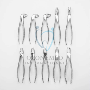 Juego de fórceps de extracción dental de acero inoxidable de primera calidad Juego completo de extracción de dientes para dentistas, instrumentos quirúrgicos dentales - Product Image 1