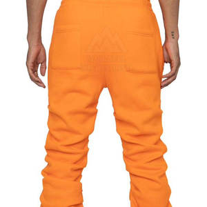 Streetwear Hip Hop nueva moda ligera Casual lona transpirable verano hombres Cargo personalizado pantalones apilados - Product Image 6