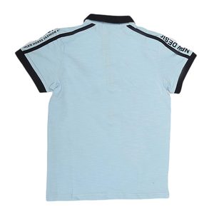 Camiseta Polo de Manga Corta para Niños - Azul Cielo - Product Image 2