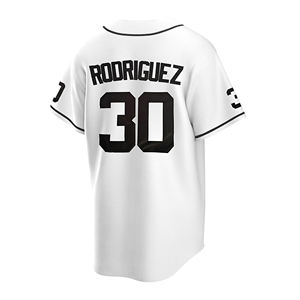 Maillot de baseball personnalisé chemise de softball boutonnée maille respirante matériel de séchage rapide sergé brodé nom numéro jeunesse Fit USA - Product Image 3