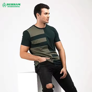 Camiseta de Hombre al por Mayor, Lisa, 100% Algodón, de Secado Rápido, Antiarrugas, Transpirable, Ecológica, de Corte Holgado, con Logotipo Personalizado - Product Image 2