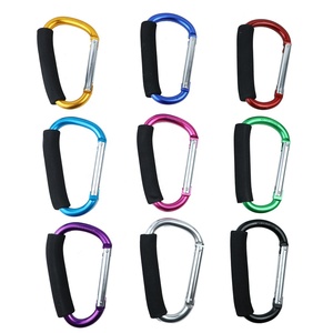 Mousqueton en alliage d'aluminium en forme de D sur mesure avec manchon en mousse pour support de patins à roulettes et sac à dos OEM ODM - Product Image 3