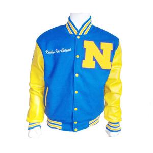 Venta al por mayor de béisbol de la chaqueta de bombardero de los hombres Varsity chaquetas universitarias y la Escuela Varisty chaqueta con bordado de parche - Product Image 2