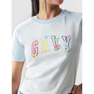 Camiseta Informal para Bebé GRVY con Flores, Tejido Jersey Transpirable - Product Image 3