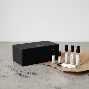 Boîte d'échantillons de parfum carrée en carton écologique de luxe avec logo personnalisé, gaufrage, boîtes rigides faites à la main (couleur personnalisée) - Product Image 2