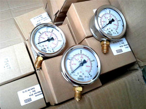 مقياس ضغط من الفولاذ المقاوم للصدأ صنع في الصين 40/50/60/80/100/150 مم مقاوم للتآكل والاهتزاز والصدمات مقياس ضغط BLD - Product Image 4