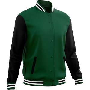 Veste de haute qualité pour hommes veste décontractée en gros avec broderie CollegeBaseballjacket pour hommes - Product Image 6