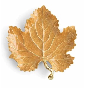 Vente à chaud de plat de service en métal au design de feuille de chêne bol en aluminium pour salade de noix et cuisine disponible au prix de gros - Product Image 6