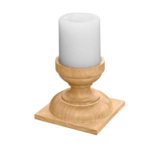 Nuevo Soporte para Velas de Madera Natural Lavihexco, en Forma de Cuenco, para Decoración del Hogar, Accesorios al por Mayor, Hecho a Mano en Vietnam, Tamaño Personalizable - Product Image 1