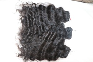 PRODUIT INDIEN 18 POUCES PAQUETS DE BOUCLES NATURELS À TRAME QUALITÉ SUPÉRIEURE LONGUE DURÉE - Product Image 3