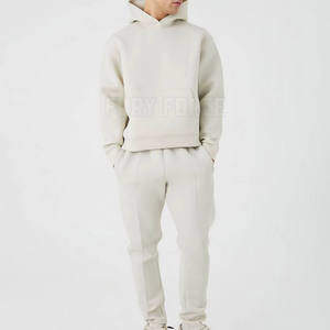 Survêtement surdimensionné de haute qualité pour hommes, avec col à capuche et motif solide pour l'hiver-OEM du fabricant pakistanais - Product Image 1