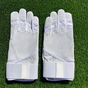 Gants de frappeur de baseball réglables pour hommes prix d'usine personnalisé populaire en cuir pour adultes - Product Image 5