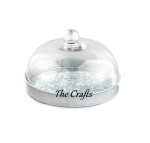 Bamboo Rattan Serving Tray With <b>Dome</b> Finest Quality Snacks Serving Tray With <b>Dome</b> For Event Tableware Use - Product Image 4