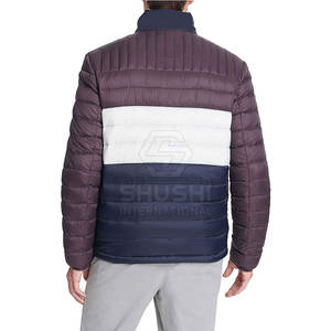 2025 hiver extérieur haute rue veste bouffante pour hommes avec col montant et logo avant séchage rapide personnalisable - Product Image 4