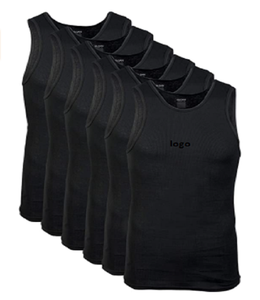 Hot Selling <b>Men's</b> A-Shirts Tanks Multipack 100% Cotton Imported Pull on Closure Machine Wash Sourcing From Bangladesh - Product Image 1