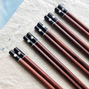 Palillos de palisandro, fabricante de fábrica con logotipo personalizado, 25cm, Material ecológico, juego de vajilla de origen hecho a mano de Vietnam, venta al por mayor - Product Image 1