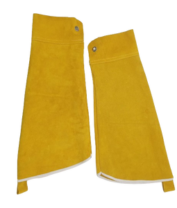 Manchons de soudage en cuir de vachette, durables, ignifuges, imperméables, pour usage industriel, protection des mains, couleur personnalisée, fabricant - Product Image 5