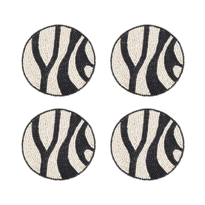 Sous-verres écologiques gravés de haute qualité, personnalisables en taille, avec des perles de graines, 4 pièces, avec logo personnalisé et motifs colorés, vente chaude - Product Image 3