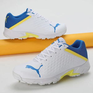 Men's High Quality Indoor Cricket Shoes Original <b>Sports</b> Rubber <b>Insole</b> Customizable Color Logo for Cricket Training (Winter - Product Image 1