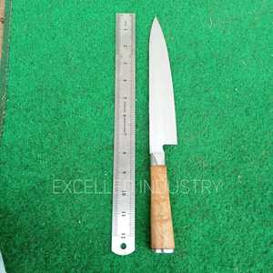 Nuevo diseño personalizado hecho a mano de acero inoxidable cocina Chef cuchillo mango de madera cuchillos japoneses con Funda de cuero puro - Product Image 1