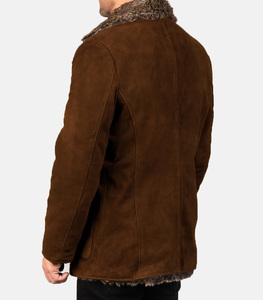 Veste de moto en cuir imperméable doublée de polaire respirante à séchage rapide coupe-vent d'hiver avec ourlet avant réglable pour homme - Product Image 5