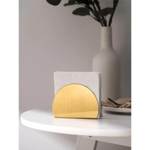 Porte-serviettes élégant en métal fait à la main artistique décoratif Durable organisateur idéal pour les comptoirs de salle à manger et de restaurant - Product Image 1