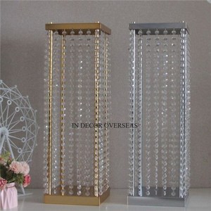 Metal de primera calidad hecho de alto grado chapado en oro diseñador estándar aspecto único Harlow Stand boda puerta de entrada suministros de decoración - Product Image 2