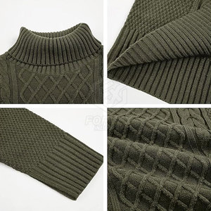 Suéter de Punto Cálido de Invierno con Acabado Suave, Tejido de Alta Calidad, Transpirable, Diseño Personalizado, Algodón/Lana para Hombre - Product Image 6