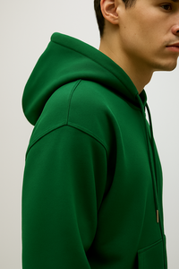 Vente en gros – Nouveaux sweats à capuche zippés pour hommes, 100 % coton, 500 g/m², couleur unie, coupe droite, extensibles, respirants et confortables pour l'automne - Product Image 3