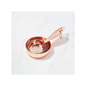 Proveedor al por mayor taza medidora de cobre cocina y horneado taza medidora cuchara con alta calidad hecha a mano - Product Image 4