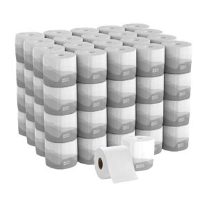 Pacific <b>Blue</b> Basic Standard <b>Roll</b> Embossed 2-Ply Toilet Paper, 4" x 3.8", 550 Sheets/<b>Roll</b>, 80 <b>Rolls</b>/Case (19880/01) - Product Image 6