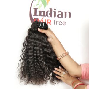 Pas cher 100% Couleur Naturelle Noir Bundle Kinky Silky wave Deep Wave Remy Extensions de Cheveux Humains Indiens pour Femmes - Product Image 5