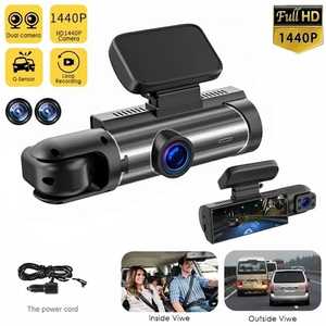TVS-A868 Dual Lens 1080P Car DVR Dash Cam com 3 câmeras, visão noturna e gravação em loop - Product Image 3
