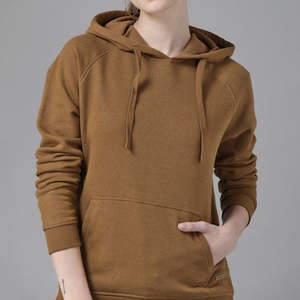 Femmes 100% coton polaire français Terry sweats respirant sweats à capuche lourds pour Fitness plaine couleur unie entraînement d'hiver - Product Image 6