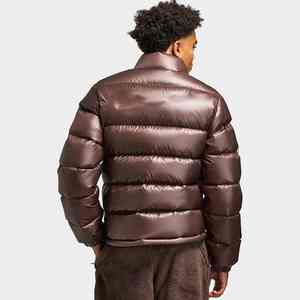 Streetwear Fashion Men's Long Padded <b>Winter</b> <b>Waterproof</b> Windproof Breathable Cotton Filled Customizable Puffer Hooded <b>Jackets</b> - Product Image 5