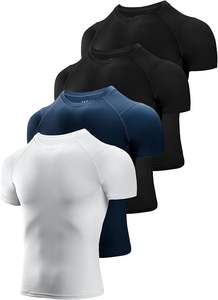 Haut de compression unisexe premium pour MMA et BJJ sans kimono, en tissu écologique respirant UPF50+, anti-bactérien et à séchage rapide pour le fitness - Product Image 2