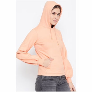 Drop-shoulderhoodies para mujer La mejor moda personalizada Sudadera con capucha de lana con logotipo Sudadera de invierno Sudadera con capucha en blanco de moda para mujer - Product Image 2