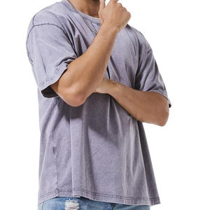 เสื้อยืดสตรีทแวร์ ล้างน้ำ ผ้าคอตตอนหนานุ่ม ใส่ได้ทั้งชายและหญิง สไตล์วินเทจ ขายส่ง รับผลิตตามแบบ เสื้อยืดริงเกอร์ ล้างน้ำ - Product Image 4